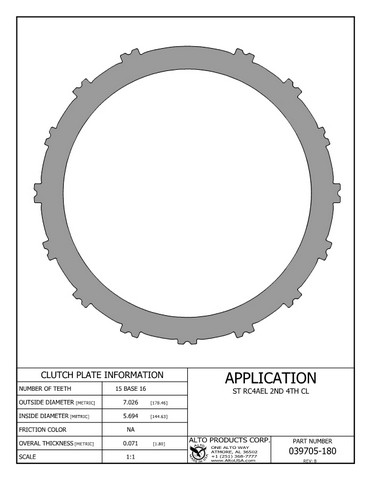 DISKUR JR405E SRÁ 2-4 MAZDA 1,8MM 8STK