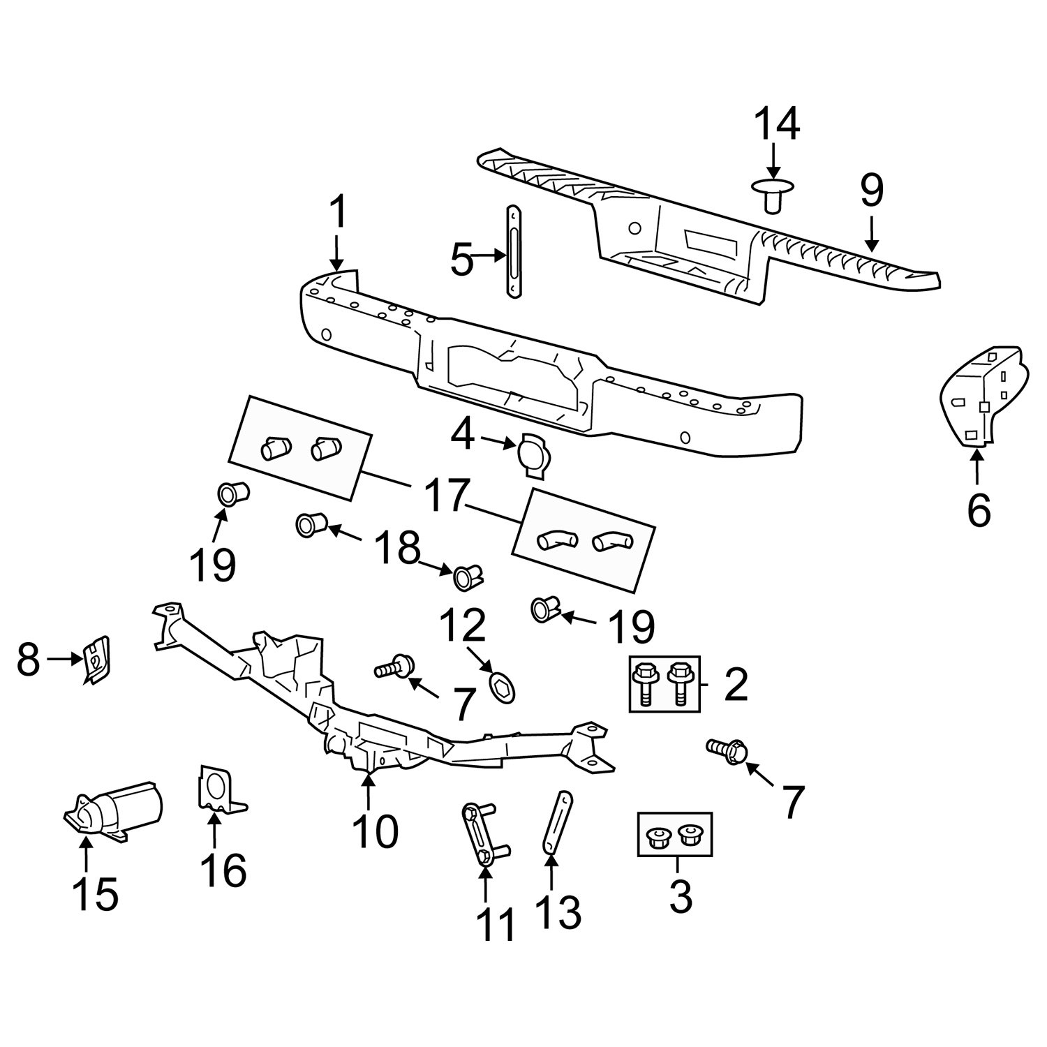 STUÐARI FO F150 04-08  A KRÓM