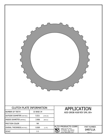DISKUR 4R70W ST REW 069 90+